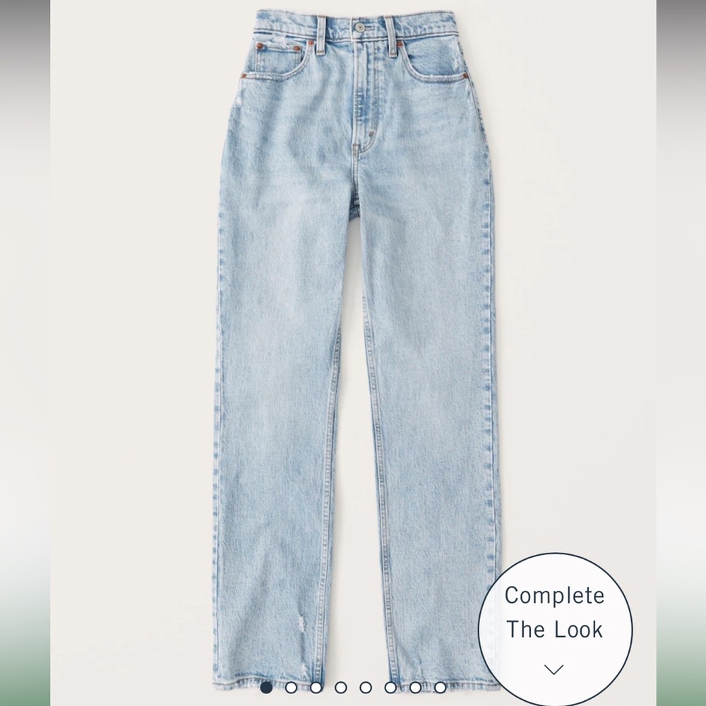 A&F Ultra high rise 90s straight